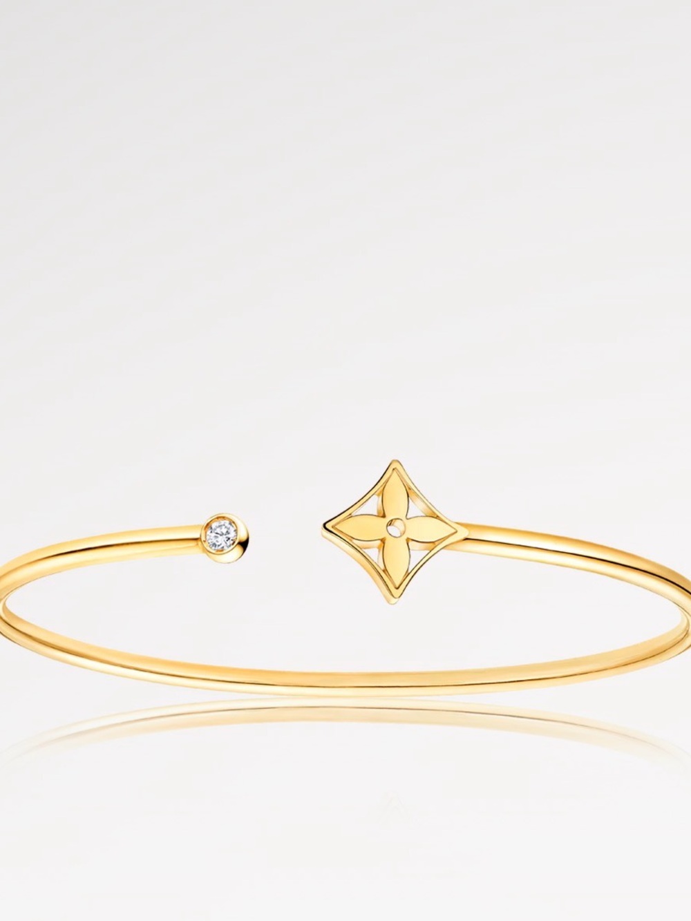 Louis Vuitton Idylle Blossom Twist Bracelet, Yellow Gold